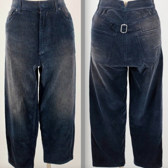 Christian Dior 38 US 6 bar jacket suit pants 2021 navy corduroy blazer - Picture 16 of 16